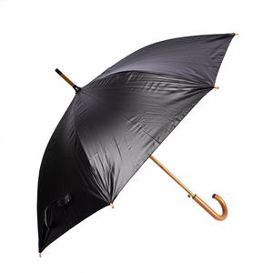 Biggbrella Stockschirm mit Wolkenmuster, starker Regenschirm für Damen und Herren, komfortabler J-Griff, 8 Panel, winddicht, leicht, 23 Zoll, schwarz
