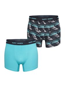 Happy Shorts Retro-Pants unterhose männer Solids Graphic Print L (Herren)