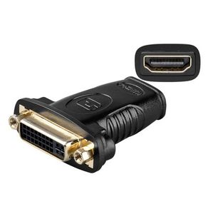 HDMI/DVI-D Adapter, 19-pol. HDMI-Buchse > DVI (24+5) Buchse, Good Connections®