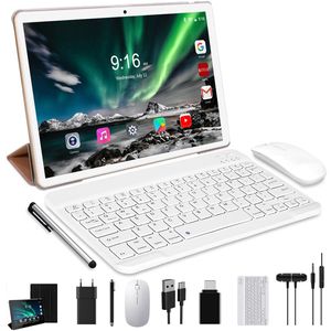 TOSCIDO Tablets 10 Zoll mit Tastatur und Maus, Android 14.0, 36GB+128GB(1TB TF), Octa-Core, 4G Dual SIM, 5G WIFI/Bluetooth 5.0, Type-C, 8000mAh, Gold TOSCIDO Tablets 10 Zoll mit Tastatur und Maus, Android 14.0, 36GB+128GB(1TB TF), Octa-Core, 4G Dual SIM, 5G WIFI/Bluetooth 5.0, Type-C, 8000mAh, Gold
