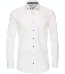 Venti - Modern Fit - Herren Langarm Hemd (123963500), Größe:37, Farbe:Weiß (000)