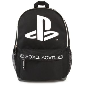 Sony Playstation - Kinder Rucksack, Logo NS5777 (Einheitsgröße) (Schwarz/Weiß)