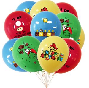 Super Mario Luigi Geburtstag Luftballons 100 Stk. Nintendo Party Deko Kinder marvel DC feier Geburtstagsparty Kind