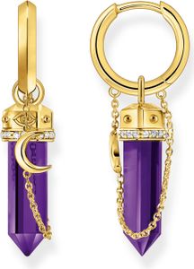 Thomas Sabo Creolen mit Anhänger CR722-414-13 Silber vergoldet