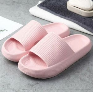 Damen Herren PILLOW SLIDE Sandale Non-Slip Hausschuhe Soft Schuh Drinnen Draußen 38-39 , Pink