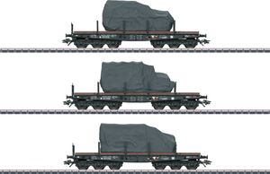 Märklin H0 48660 Schwerlast-Flachwagen-Set SSyms Köln AC Märklin H0 48660 Schwerlast-Flachwagen-Set SSyms Köln AC