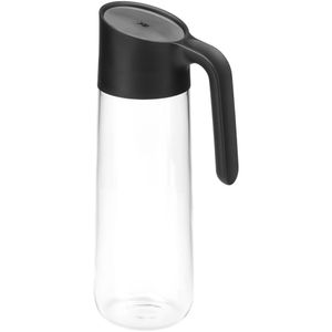 WMF Nuro Wasserkaraffe 1,0l, mit Griff, Höhe 29,7 cm, Glas-Karaffe, CloseUp-Verschluss, schwarz