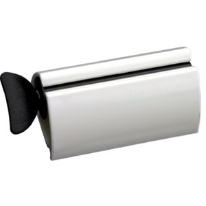 homeXpert 30 06 01 Prevíjačka rúrok "Tube Empty" z plastu, 6,8 x 3,7 x 3 cm, biela/čierna