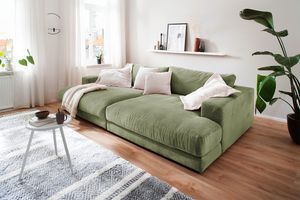 KAWOLA Big Sofa Stoff od. Cord verschiedene Farben E