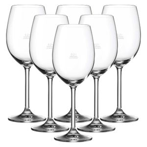 Leonardo DAILY Weißweinglas 0,2 l geeicht 6er Set "Gastro-Edition"