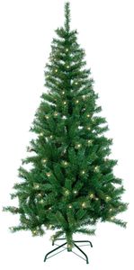 Star Trading künstlicher Weihnachtsbaum Christbaum "Kalix" 195cm 150 LEDs für Innen und Außen