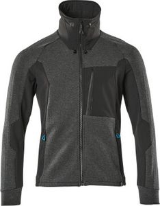 MASCOT® Sweatshirt mit Reißverschluss 17484-319-09 Schwarz 2XL