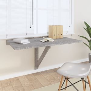 vidaXL Wand-Klapptisch Grau Sonoma 100x60x56 cm Holzwerkstoff