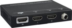 Vivolink VLHDMISP1X2, HDMI, 2x HDMI, 1.4/2.0, 3840 x 2160 px, Čierna, Kov