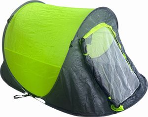 Pop Up Wurfzelt für 2 Personen grün Outdoor Campingzelt Trekking Festival