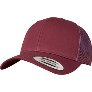 Flexfit RETRO Trucker Snapback Cap - bordová