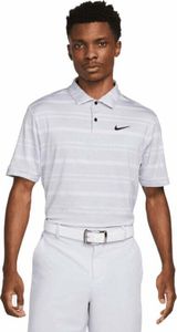 Nike Dri-Fit Tour Mens Striped Golf Oxygen Purple/Football Grey/Black XL Polo-Shirt