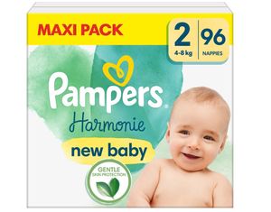 Plenky Pampers Harmonie pro děti 4-8kg, velikost 2mini, 96ks