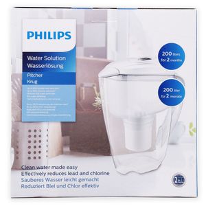 PHILIPS Wasserfilterkaraffe weiß 2,7 Ltr.