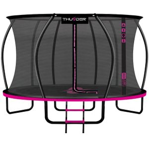 THUNDER® | ULTRA 14FT PINK | zahradní trampolína | 427 cm | bezpečnostní síť uvnitř | odolná proti povětrnostním vlivům | nosnost 150 kg | ROSA THUNDER® | ULTRA 14FT PINK | zahradní trampolína | 427 cm | bezpečnostní síť uvnitř | odolná proti povětrnostním vlivům | nosnost 150 kg | ROSA