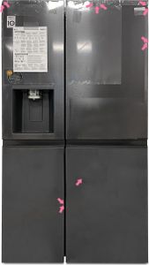 LG GSLE91EVAC Side-by-Side Kühlschrank mit Wassertank, Essence Black Steel 179 x 91,3 cm