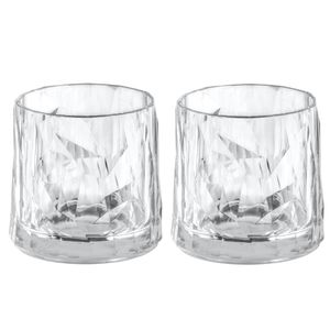 Koziol - Superglass Club No. 02 Whiskeyglas 250 ml 2er Set.