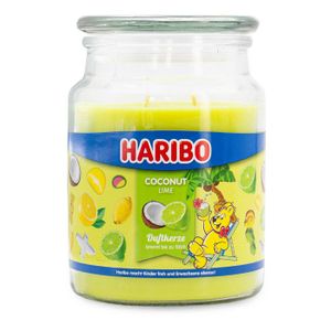 Haribo - Duftkerze Coconut Lime - 510g