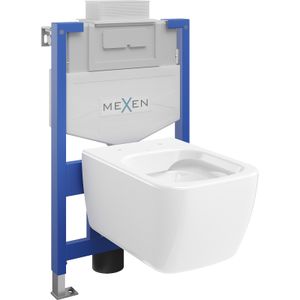 Mexen podomietkový WC systém Felix XS-U s WC misou Stella, biela- 6853368XX00