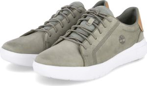 Timberland Herren Halbschuhe SENECA BAY Grün Leder Texti recycelt sportlichGröße:471/2