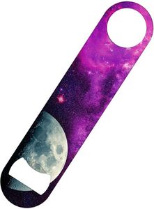 Otvárač na fľaše Grindstore s dizajnom galaxie GR479 (jedna veľkosť) (fialový)