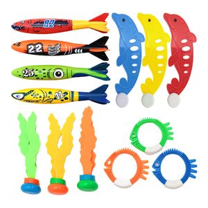 Tauchringe 4er Set Tauchspielzeug Unterwasser Tauchspiel tauchen Spielzeug NEU 