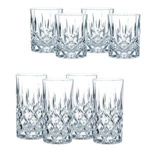 Nachtmann 4 Longdrinkgläser & 4 Whiskeygläser Set