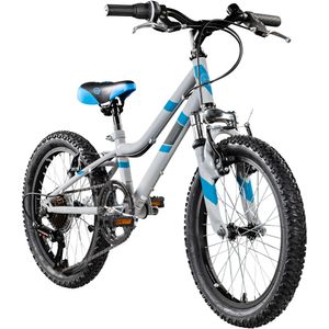 Galano GA20 Kinderfahrrad 18 Zoll 115 - 130 cm Mädchen Jungen Fahrrad ab 5 Jahre Mountainbike 7 Gänge MTB Hardtail Kinder Fahrrad