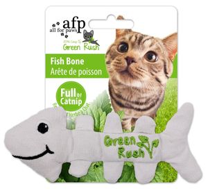 All for Paws Green Rush Fish Bones