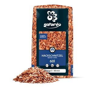 Galamio Holzhackschnitzel Orange 60l