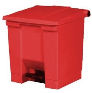 Rubbermaid Tretabfalleimer rot 30,5 l