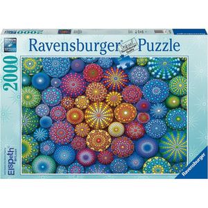 RAVENSBURGER Puzzle Duhové mandaly 2000 dílků