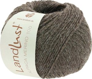 Lana Grossa - Landlust Alpaka Merino 100 0305 graubraun