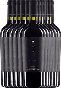 VINELLO 12er Weinpaket - Negroamaro Puglia IGP 2021 - Luccarelli