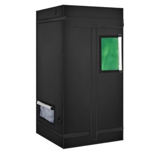 FCH 60x60x120 cm Growbox Darkroom Growzelt Grow Tent Zuchtschrank Pflanzenzucht Gewaechszelt mit Fenster