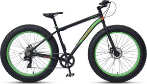 WYNN Fatbike 26 Zoll FAT2.0 schwarz-orange Rahmenhöhe 46 cm 7 Gänge mech. Scheibenbremse