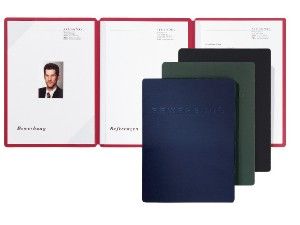 PAGNA Bewerbungsmappe "Square" DIN A4 schwarz PAGNA Bewerbungsmappe "Square" DIN A4 schwarz