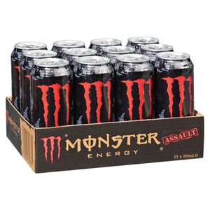 Monster Assault Energy- 12 x 0,5 l