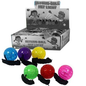 Großhandel GmbH Returnball mit Licht  chrom STK