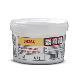 Decosa Styroporkleber, weiß, Eimer à 4 kg - 1 Eimer