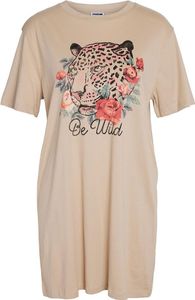 Noisy May Zodiac Langes Kleid Beige S Frau Beige S Noisy May Zodiac Langes Kleid Beige S Frau Beige S