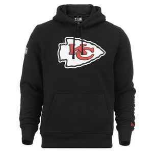 New Era - NFL Kansas City Chiefs Team Logo Hoodie - black : XS Farbe: Schwarz Größe: XS