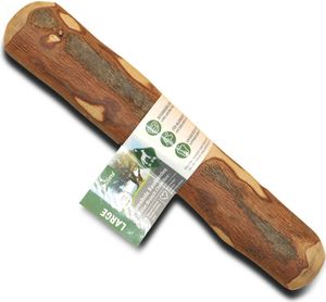 AniForte Olivenholz für Hunde L - Rein natürlicher Hunde Kauknochen aus robustem Holz, langanhaltendes Kauholz für Hunde, Zahnpflege & Beschäftigung