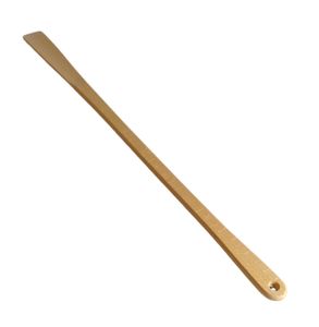 Łyżka do butów z drewna bukowego duża 63 cm | drewniana łyżka do zakładania obuwia | długa łyżka drewniana do butów | solidna łyżka bukowa