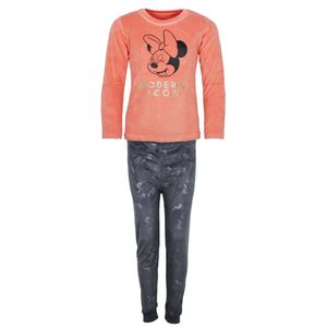 Disney Minnie Maus Kinder Velour Schlafanzug Pyjama Nachtwäsche – Blau / 134